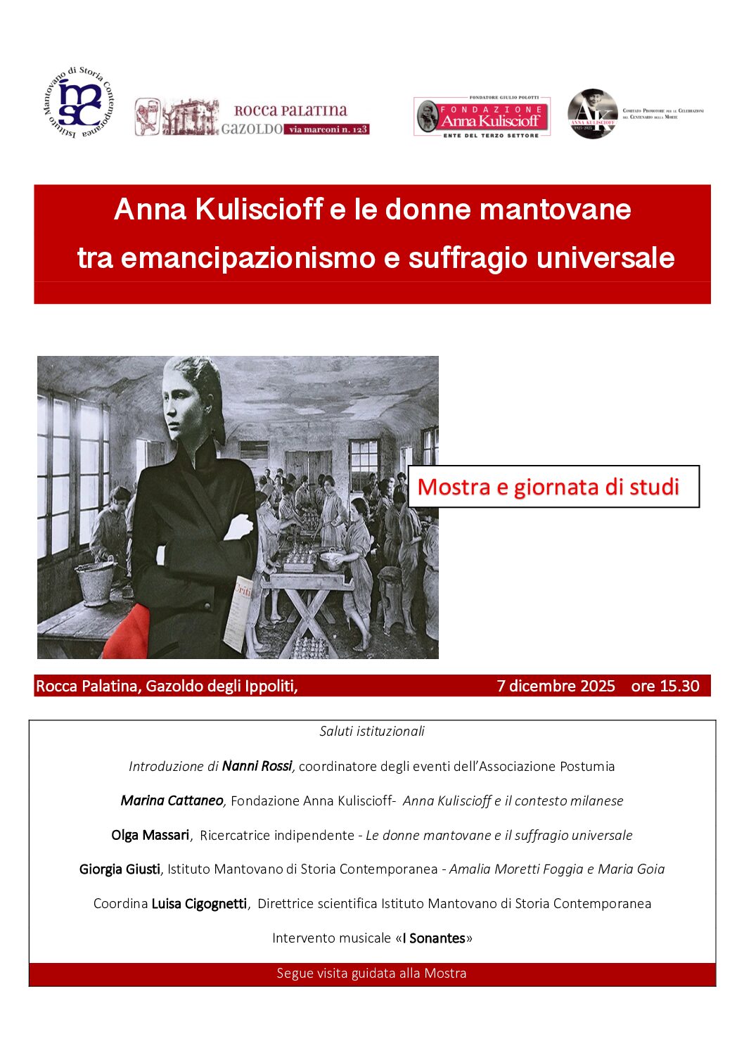 Anna Kuliscioff e le donne mantovane tra emancipazionismo e suffragio universale